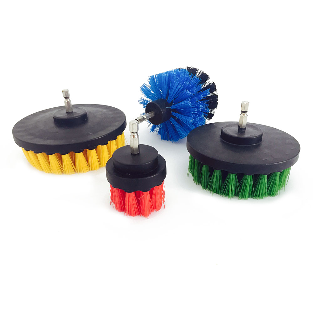  Drill Brush Set, Nylon Bristles Ground Joint Brushes Various  Sizes for Swimming Pool for Kitchen : Patio, Lawn & Garden