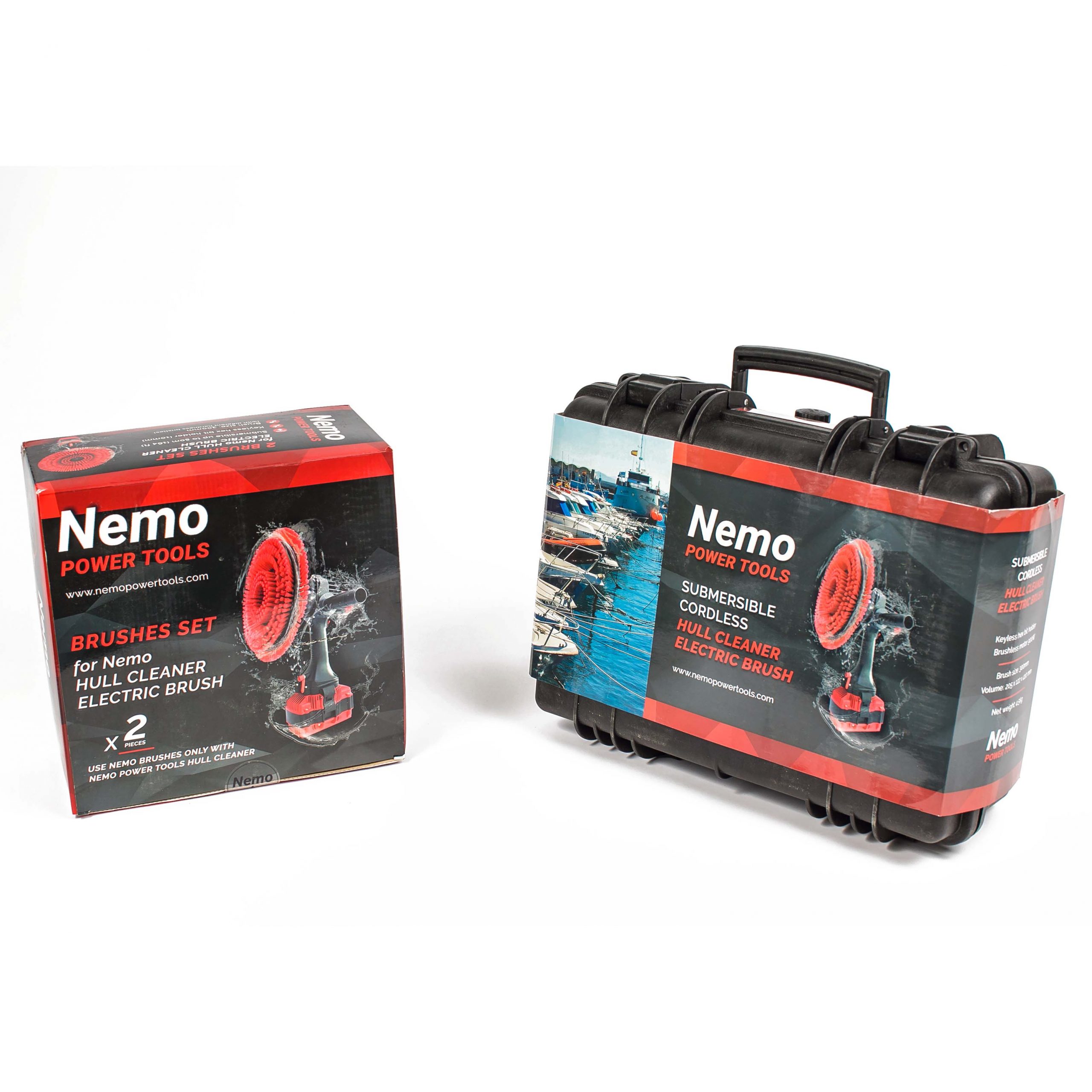 Submersible Drill Brush Set (includes all 4 Brushes) - Nemo Power Tools